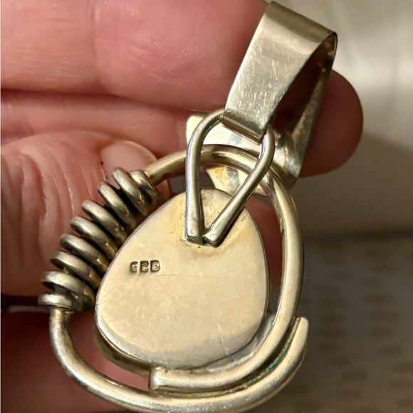 Silpada S0756 Black Onyx Sterling Silver Slide Pendant – Retired Design - Picture 3 of 4